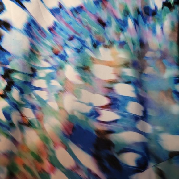 Calvin Klein 2XL Scuba Print Dress - Missing Size and Label Tag - Picture 5 of 11